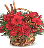 Berries and Spice Basket Bouquet