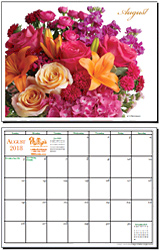 August 2018 Calendar