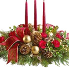 All Is Bright Candle Centerpiece